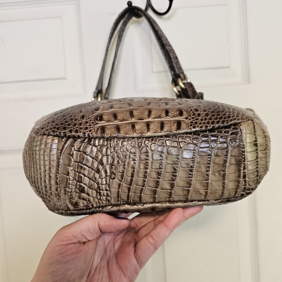 Brahmin Alligator Embossed Jacqueline Hobo Soft Large Bag - Picture 8 of 9